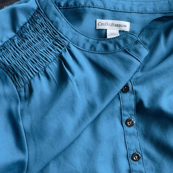 Croft & Barrow short sleeve blouse XL - Picture 5 of 5